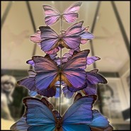 Colonne Envolée de Papillons - Morpho Didius PC - Morpho Didius - Pacific Compagnie.