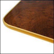 Table basse 155 - Gold Walnut - Noyer - Pacific Compagnie.