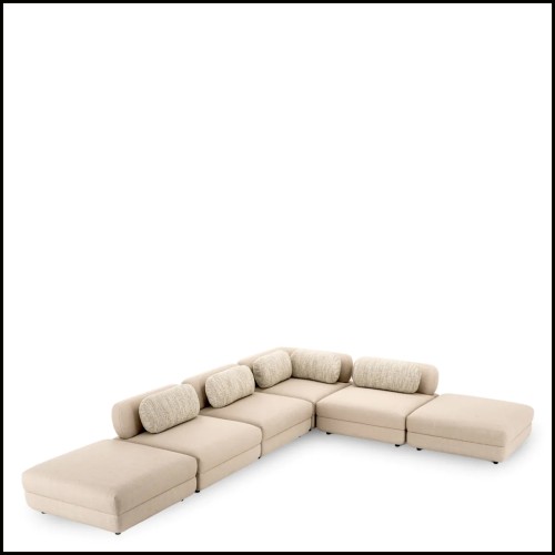 Canapé modulable 24 - Paulo - Ottoman | Modular Sofa 24 - Paulo - Ottoman furniture - Pacific Compagnie.