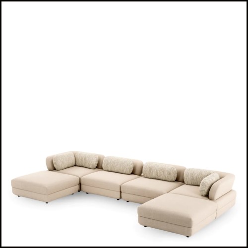 Canapé modulable 24 - Paulo - Ottoman | Modular Sofa 24 - Paulo - Ottoman seating - Pacific Compagnie.