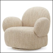 Swivel Chair 24 - Madrone - Sleek Madrone Swivel - Pacific Compagnie.