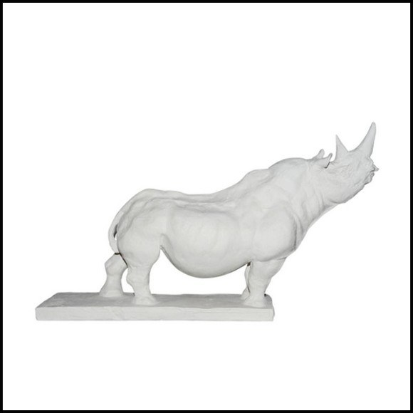 Sculpture 11 - Rhinoceros - Rhinocéros stylisé - Pacific Compagnie.