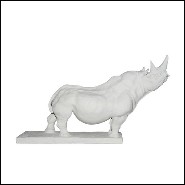 Sculpture 11 - Rhinoceros - Rhinocéros stylisé - Pacific Compagnie.