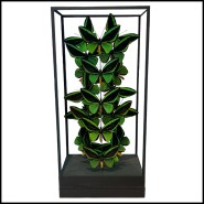 Colonne Envolée de Papillons - Ornithoptera Priamus PC - Oeuvre d'art - Pacific Compagnie.