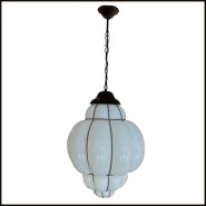 Suspension Outdoor Venice - 233 PC Blanc | Stylish white pendant Venice - Pacific Compagnie.
