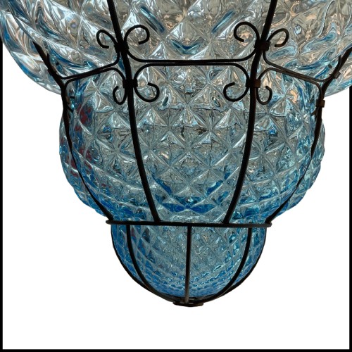 Suspension Outdoor Venice 233 - PC Bleu | PC Blue pendant light - Pacific Compagnie.