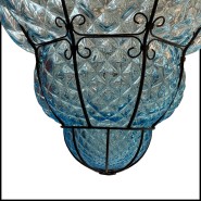 Suspension Outdoor Venice 233 - PC Bleu | PC Blue pendant light - Pacific Compagnie.