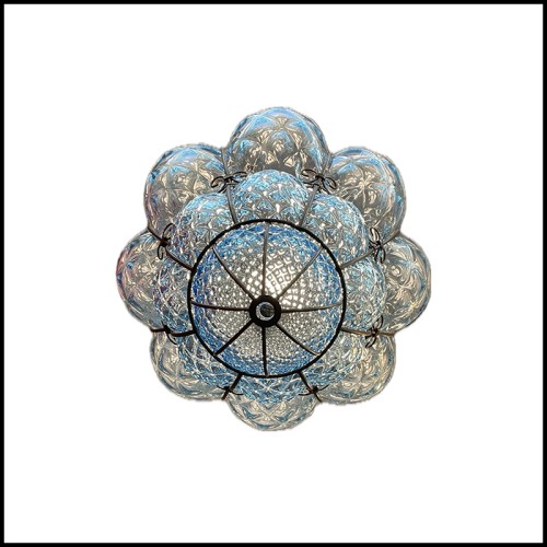 Suspension Outdoor Venice 233 - PC Bleu | Blue outdoor pendant Venice - Pacific Compagnie.
