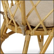 Chaise 24 - Alvaro | Woven rattan dining chair - Pacific Compagnie.