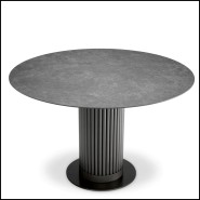 Table de Repas Ronde 24 - Volterra | Round Volterra table, Eichholtz brand - Pacific Compagnie.