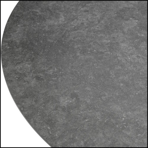 Table de Repas Ronde 24 - Volterra | Volterra round table in bronze finish - Pacific Compagnie.