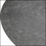 Table de Repas Ronde 24 - Volterra | Volterra round table in bronze finish - Pacific Compagnie.