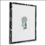 Décoration Murale 24 - Oeuvres de Valentina Ravagni lot de 4 | Framed Valentina Ravagni art - Pacific Compagnie.