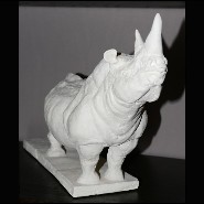 Sculpture 11 - Rhinoceros - Animal totem - Pacific Compagnie.