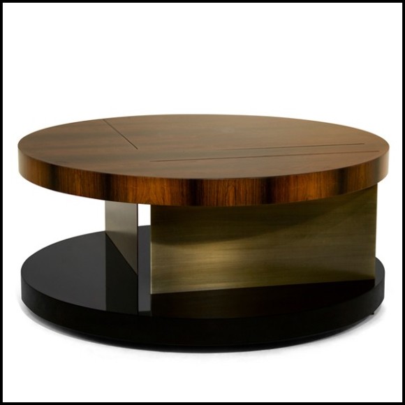 Table basse 155 - Chloe Round - Finition brillante - Pacific Compagnie.