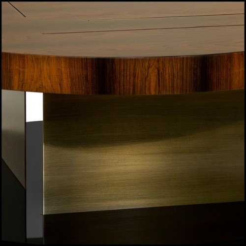 Table basse 155 - Chloe Round - Elegant wooden coffee table 155-Chloe Round design - Pacific Compagnie.