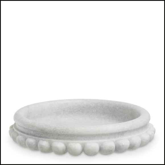 Bol 24 - Yerba | White marble Eichholtz bowl - Pacific Compagnie.