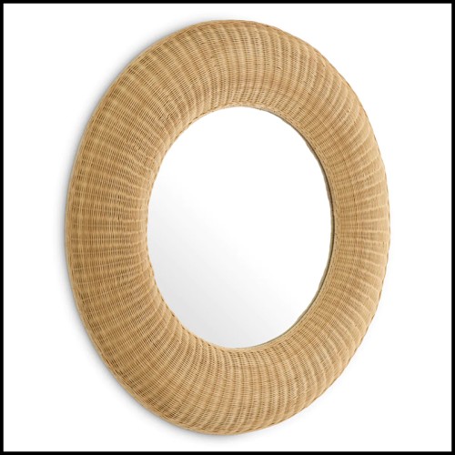 Mirror 24 - Idora - Hand-woven - Pacific Compagnie.
