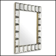 Miroir 24 - Mariani 118139 | Vintage Brass Mirror - Pacific Compagnie.