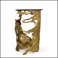 Table d'appoint 155 - Cay - Glass Top Side Table - Pacific Compagnie.