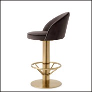 Tabouret de bar 24 - Dorland - Métal et bois - Pacific Compagnie.