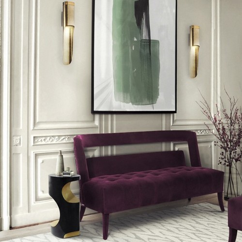 Table d'appoint 155 - Brice II | Oval Side Table High Glossy Black Lacquered and Gold Leaf Fiberglass Base 155-Felix - Fiberglas