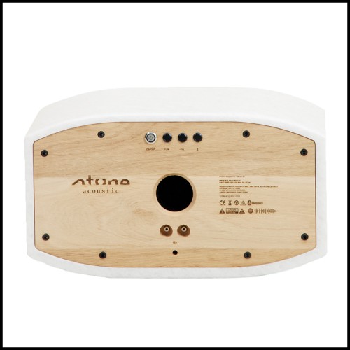 Enceinte 235 - Carrara Mélodie - Marbre blanc - Pacific Compagnie.