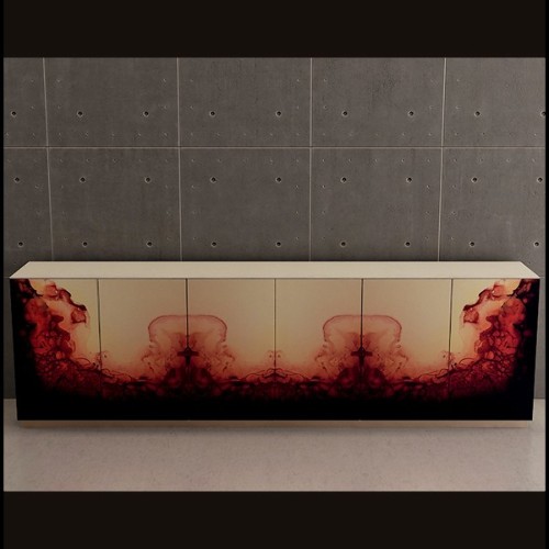 Buffet 150 - Fusion - Détail portes - Pacific Compagnie.