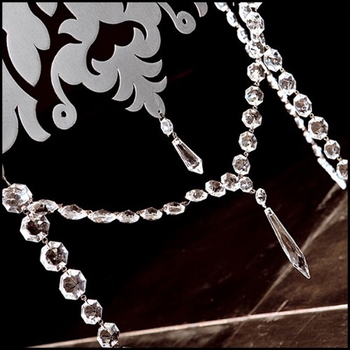 Crystal suspended screen