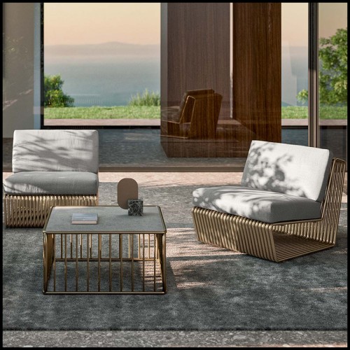 Fauteuil 150 - Infinity | Armchair Infinity aluminium - Pacific Compagnie.