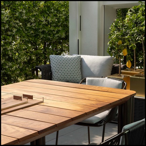 Table de repas d'extérieur 150 - Atlante - Pour terrasse - Pacific Compagnie.