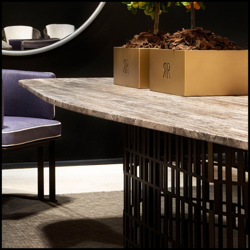 Table de repas d'Extérieur 150 - Slice | Outdoor Dining Table 150 Slice for patio - Pacific Compagnie.