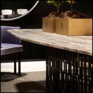 Table de repas d'Extérieur 150 - Slice | Outdoor Dining Table 150 Slice for patio - Pacific Compagnie.