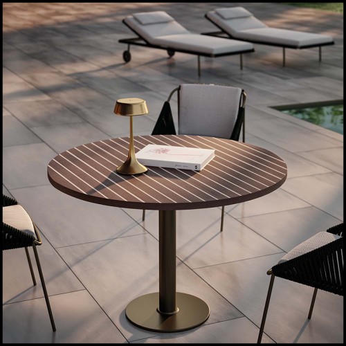 Table de repas d'Extérieur 150 - Wood - Wood table for outdoor dining - Pacific Compagnie.
