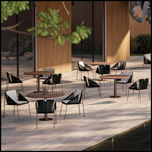 Table de repas d'Extérieur 150 - Wood - Outdoor dining table - Pacific Compagnie.