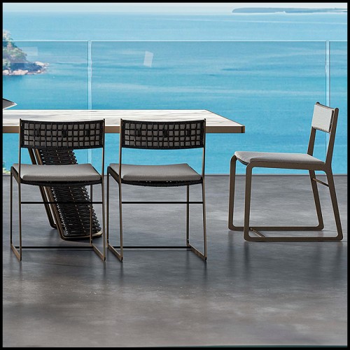 Dining chair 150 - Atena - outdoor decoration - Pacific Compagnie.