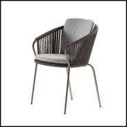 Fauteil d'Extérieur 150 - Minerva - Grey outdoor chair - Pacific Compagnie.