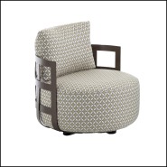 Fauteil d'Extérieur 150 - Dafne Round - Pour terrasse - Pacific Compagnie.