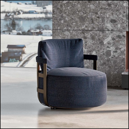 Fauteil d'Extérieur 150 - Dafne Round - Forme arrondie - Pacific Compagnie.