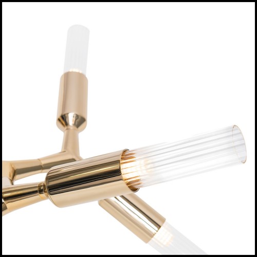 Suspension 164 - Gouden Wijk - Gold district lamp - Pacific Compagnie.