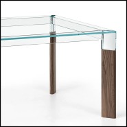 Table de repas 194 - Persia - Persia Walnut Dining Table - Pacific Compagnie.