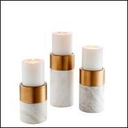 Bougeoir 24 - Sierra lot de 3 - Table Candle Holders - Pacific Compagnie.