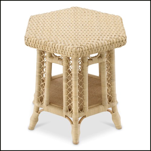 Table d'Appoint 24 - Saba Hexagon - Modern Side Table - Pacific Compagnie.
