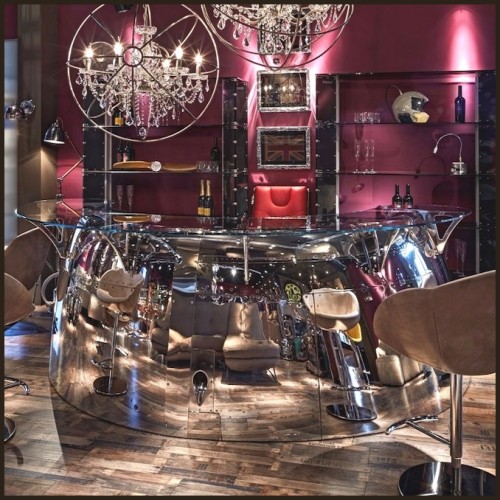 Bar 22 - Boeing 747 - Bar design - Pacific Compagnie.