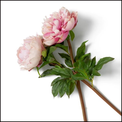 Bouquet 24 - Pivoines real touch 48 pcs/2 variétés - Fleurs artificielles - Pacific Compagnie.