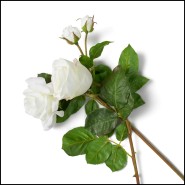 Bouquet 24 - Roses au toucher réaliste 72 pièces/2 variétés - Sensation naturelle - Pacific Compagnie.