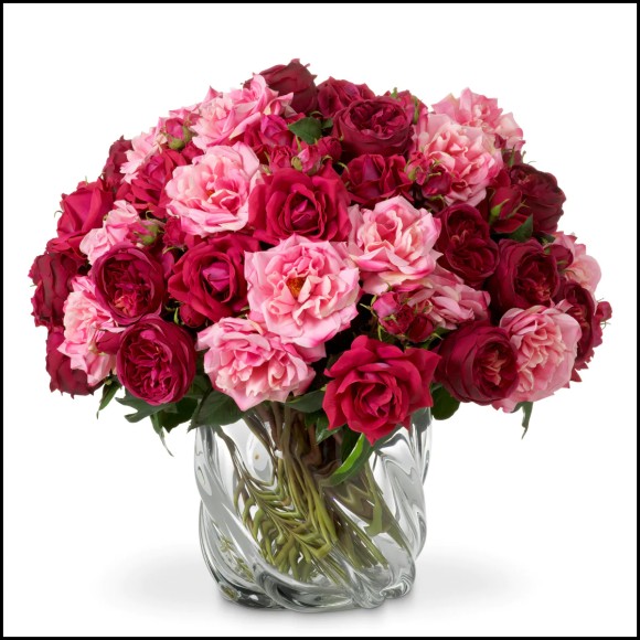 Bouquet 24 - Roses real touch 72 pcs/3 variétés | Bouquet 24 - Roses real touch 72 pcs/3 varieties soft - Pacific Compagnie.