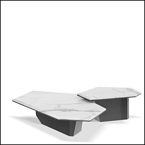 Table Basse 164 - Casuarina | Center Table 164 - Casuarina set of two tables - Small coffee table - Pacific Compagnie.