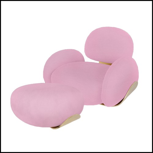 Charlotte 157 - Pouf | Charlotte 157- Ottoman - Soft Charlotte ottoman - Pacific Compagnie.