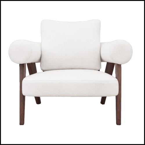 Weep 157 - Armchair - Walnut armchair - Pacific Compagnie.